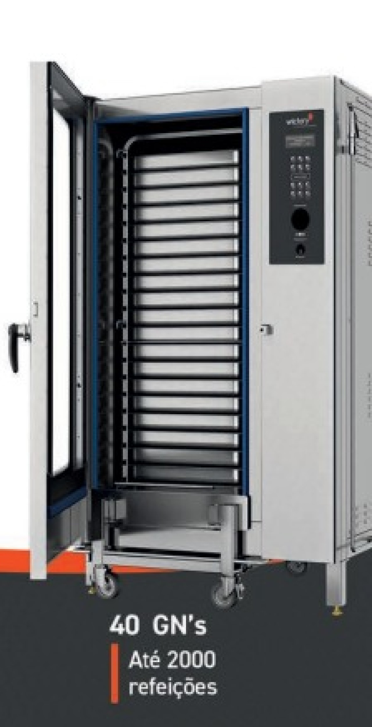 Forno Combinado, WCPR-40G M220V Rack/GN S [LOTE 7]