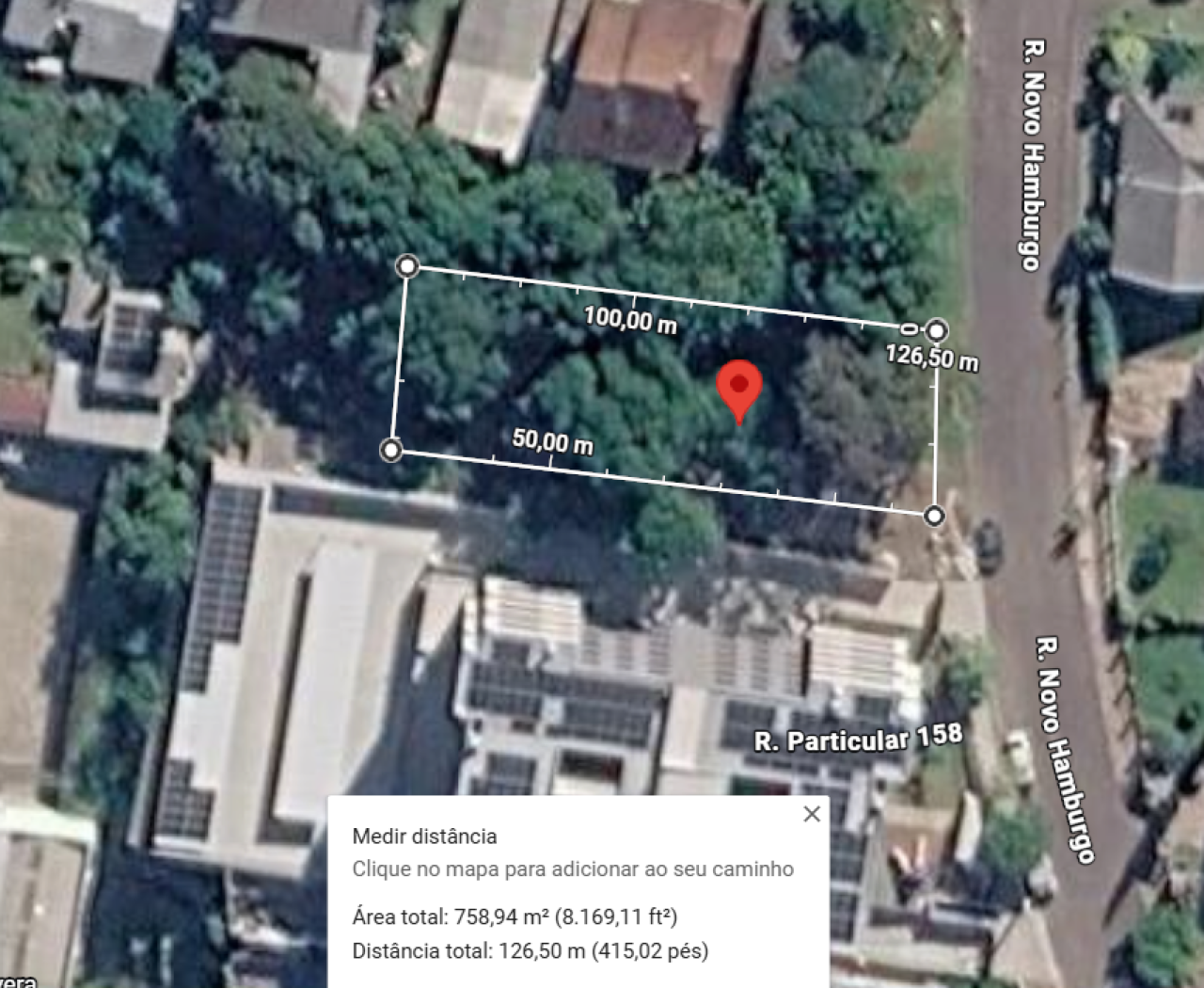 TERRENO DE 750,52M² EM DOIS IRMÃOS/RS