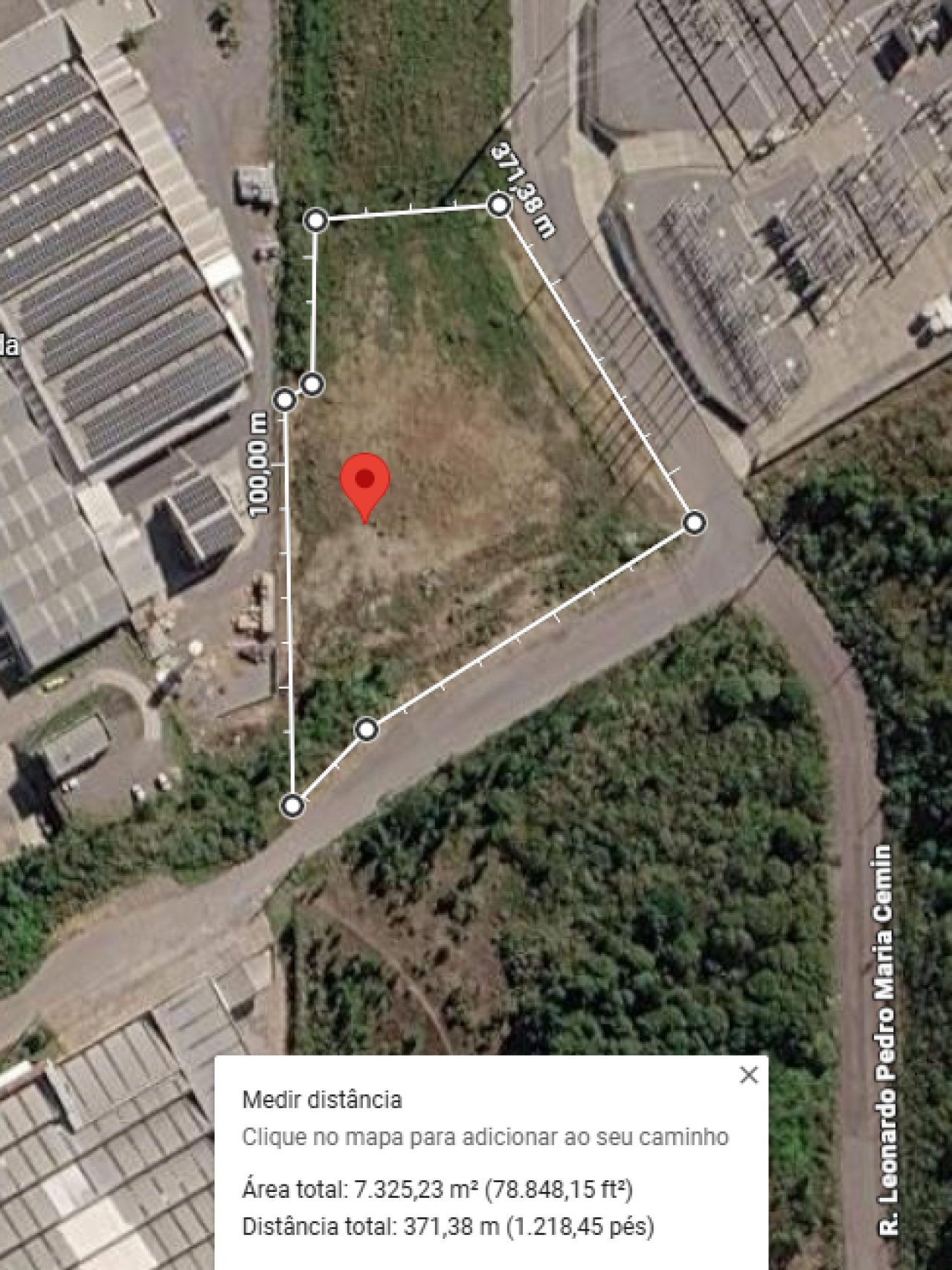 UM TERRENO URBANO COM ÁREA DE 7.394,40m² NO BAIRRO DESVIO RIZZO NA CIDADE DE CAXIAS DO SUL